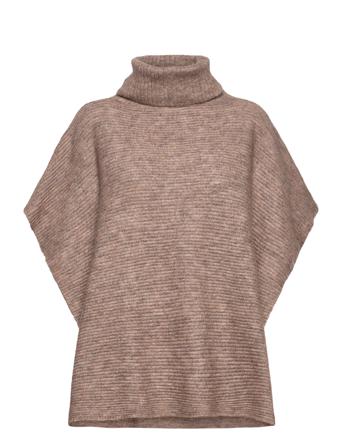 Onllovisa Life Knit Poncho Acc Beige ONLY