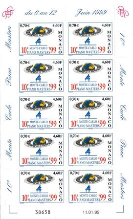 Monaco 1998 - YT 2180 - Postfrisk miniark