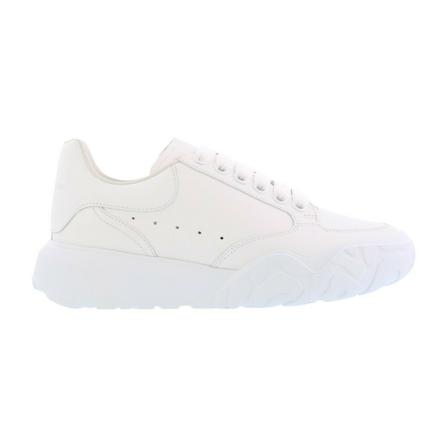 Alexander McQueen Sneaker Leath S.Rubb New Court Hvid, Dame Sneakers, Størrelse: 36 1/2 EU