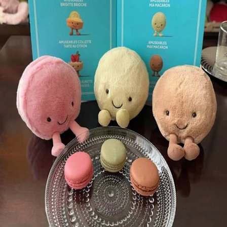 Jellycat Bartholomew pehmolelu, pehmeä ja mukava, täydellinen lapsille, ystävänpäivälahjoja, keräilyesineitä, macaron pinkki.