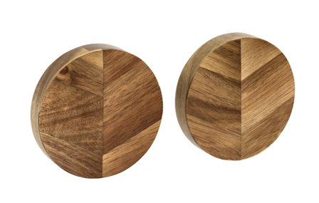 HOLM Knivmagnet Rund Ø9 2stk akasietre