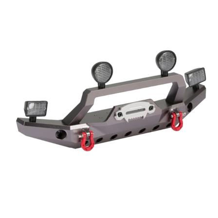 Bilchassis Støtfangerdeler Modelldeler RC-modellsett Antikollisjonsrustning metall laget for 1/10 beltevogn