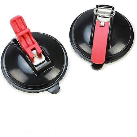 Bil Tak Sugekopp, Maks Last 22 Kg Med S-kroker. 2 Pakke Sugekopper For Markise, Solskjerm, Presenning Og Bildeksel.