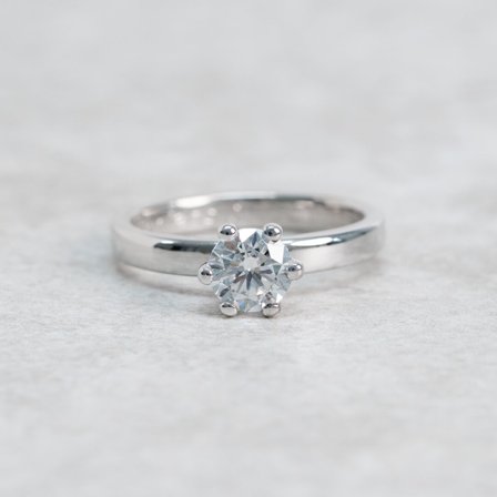 Förlovningsring Renfana, 18K Vitguld 0.50 Carat - Förlovning- och vigselringar