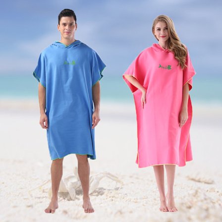 Quick Dry Robe Microfiber Strandtæppe Badehåndklæde