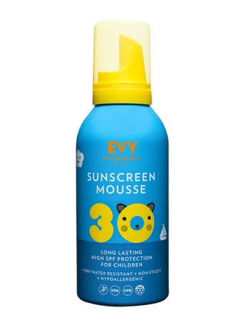 EVY Technology Sunscreen Mousse Spf 30 Kids Face And Body 150 Ml - Nude - 150 ml