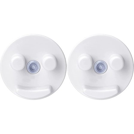 Svampställ, 2-pack Sugkoppssvampförvaring för kök och badrum, svamp ingår ej