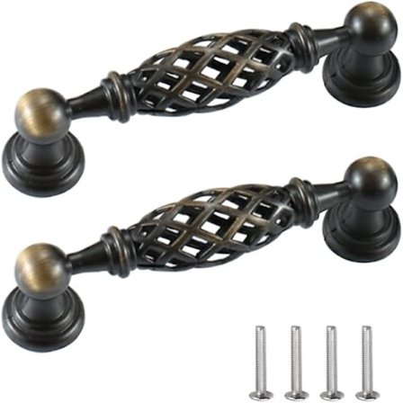 Vintage-huonekalukahva 2 kappaletta Keittiöhuonekalukahva Antiikki