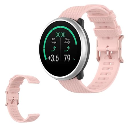 Polar Ignite silikoninen kellonauha - Vaalea Pinkki