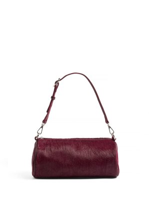 NA-KD Sac à bandoulière cylindrique en cuir - Sacs - Bordeaux - One Size