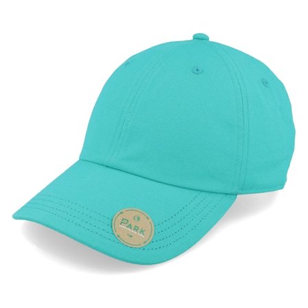 Park - Green unconstructed Czapka Z Daszkiem - Caribbean Blue Sustainable Dad Cap @ Hatstore