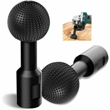 Klotformade fräsar för träskärning - Trämetallnosfräsverktyg - Karbidfräs - 10 mm träskärningsslipbit för - 115/125 (14 mm) vinkelslip