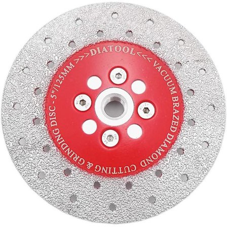 Diamant Skive 125mm Dobbeltsidig Savblad Til Skæring Og Slibning Af Sten Granit Marmor Fliser