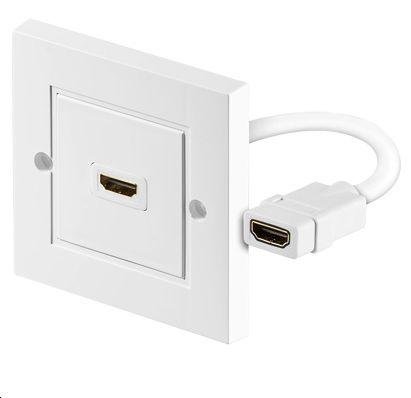 MicroConnect Uttak - HDMI - hvit