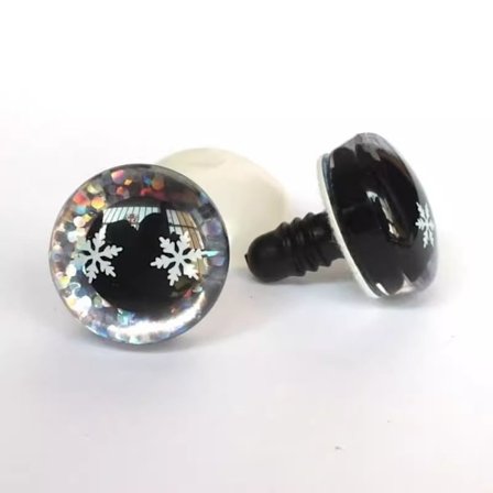 Plastsäkerhetsögon Glitter Crystal Eyes 9 9