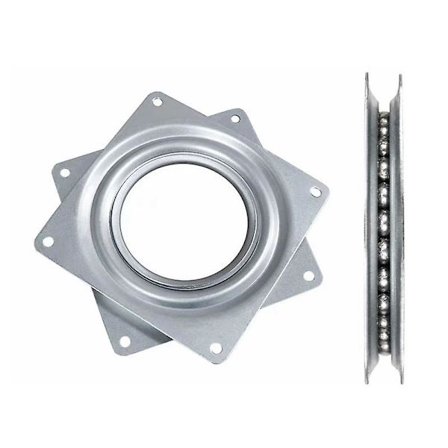 4 stk dreieskive lager maskinvare roterende plate for serveringsbrett, stativer, bord, 300 pund lastekapasitet