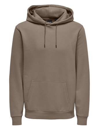 Onsceres Hoodie Sweat Noos Tops Sweat-shirts & Hoodies Hoodies Brown ONLY & SONS