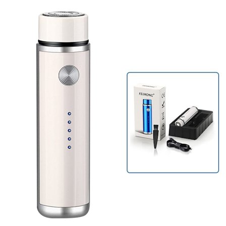 Mini Electric Rakapparat Uppladdningsbar rakhyvel VIT