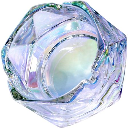 Glass Askebeger for Sigaretter, Bordaskebeger og Moderne Dekorasjon for Hjemmekontor Bar Restaurant Innendørs Utendørs (Flerfarget Mi