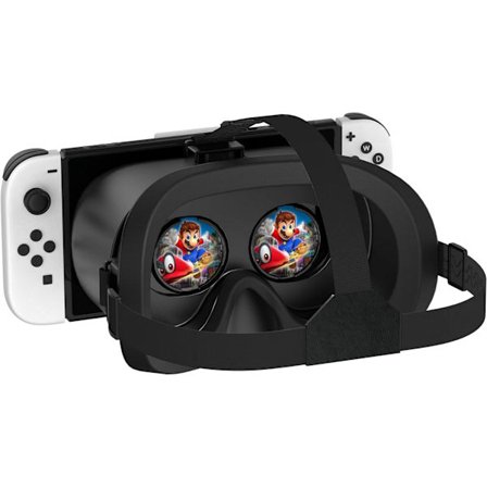 Virtual Reality Glasögon - Justerbara 3D-linser, För Nintendo Switch/Oled (Svart)