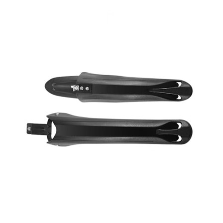 Mountainbike-skærme, MTB-stænkskærme 2 stk. Foran og bagpå Kompatibel cykelskærm, Justerbar MTB-skærm passer til 20"-24"