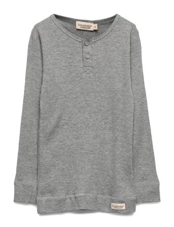Tee Ls Langærmet T-shirt Grå MarMar Cph