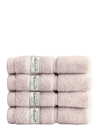 Premium Towel 30X30 4-Pack Home Textiles Bathroom Textiles Towels & Bath Towels Face Towels Pink GANT