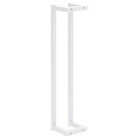 Vidaxl Handdukshängare Vit 12,5x12,5x60 Cm Stål Vit