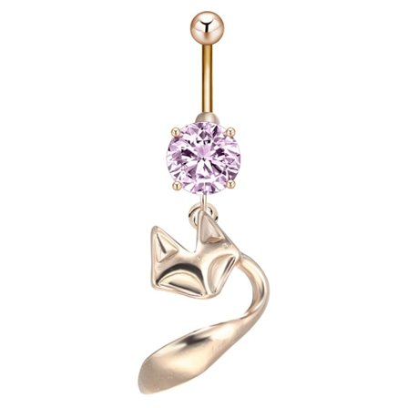 Guldpläterade Navelpiercing Piercing smycken