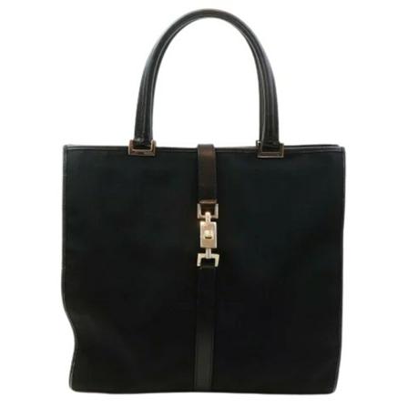 Gucci Vintage Pre-owned Canvas gucci-tasker Sort, Dame Vintage Tasker, Størrelse: ONE Size