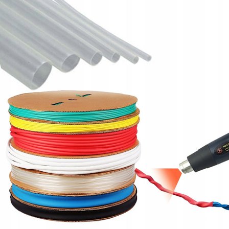 Kutistesukka Kirkas 20Mm – Korkea Joustavuus, Itsestään Sammuva | 2:1 Kutistussuhde, 1M | Vesitiivis Eristys