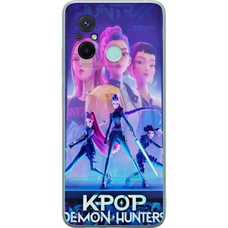 Kompatibelt Mobilskal till Xiaomi Xiaomi Redmi 12C Trendiga KPop Demon Hunters docka figur