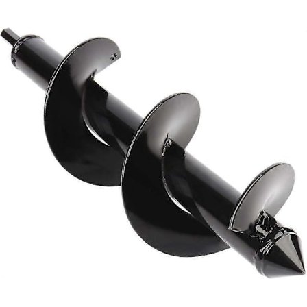 Hagebor, Spiralbor for hage, Elektrisk bor for hage, Sekskantskaft, Spiralbor, Hageverktøy 8 * 30cm