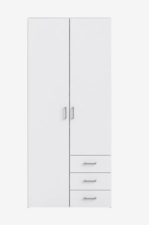 Tvilum - Vaatekaappi Space - Valkoinen - Vaatekaapit - - Homeroom