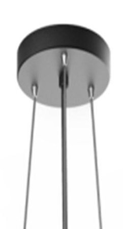 SYNERGY 21 LED Rundleuchte Donut Seilsystem silber