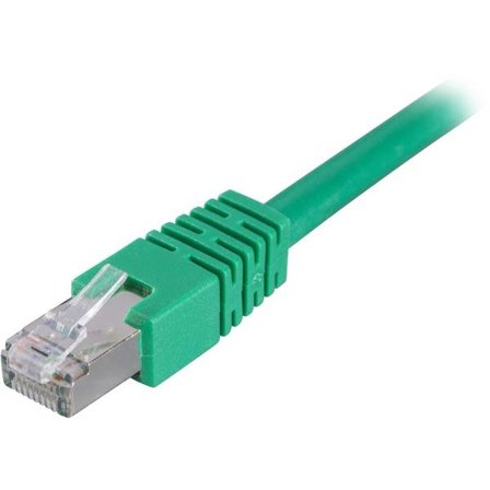 Deltaco Koblingskabel - RJ-45 (hann) til RJ-45 (hann) - 5 m - FTP - CAT 6 - grønn