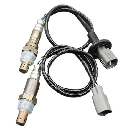 2 stk. Oxygen O2 Sensor 1 & 2 til 04-07 2008 2009 Toyota Prius 1.5L Øvre+Nedre