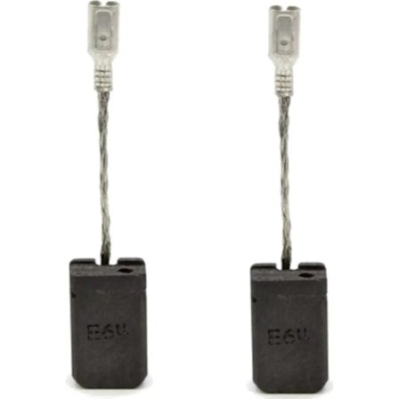 2x Trade-Shop motorkull / kullbørster 6x10x17mm for Bosch GWS 12-125 CIEP (3 601 G94 200, 3 601 G94 240), GWS 12-125 CIEPX (3 601 G94 300)