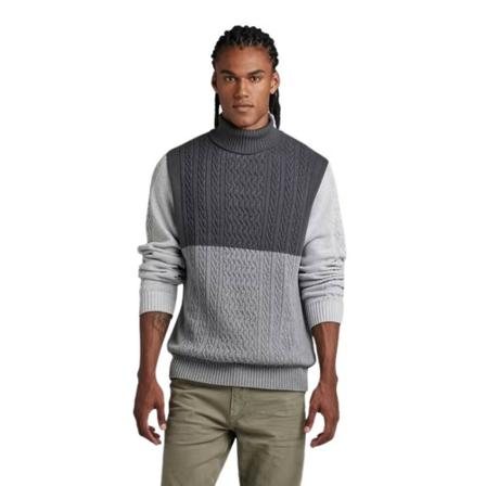 G-star, Turtlenecks Grijs, Heren, Maat:S