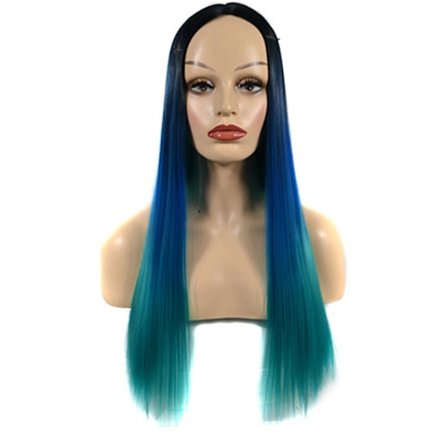 Kvinder Elver Cosplay Middelalderlige Kostumer Renæssance Viktoriansk Gotisk Dronning Kjoler med Korset Halloween Elver Performance Tøj One wig-FA-