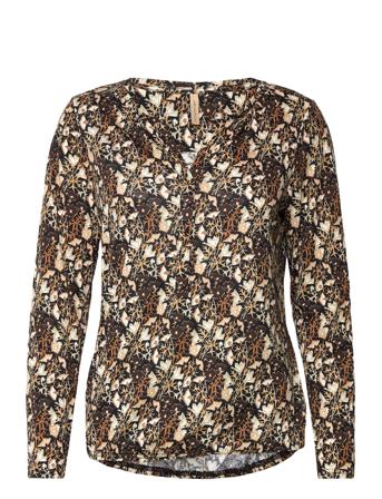 Sc-Felicity Aop Bluse Langermet Multi/mønstret Soyaconcept