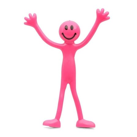 Bøybar Leketøysfigur / Figur - Smiley multifarge