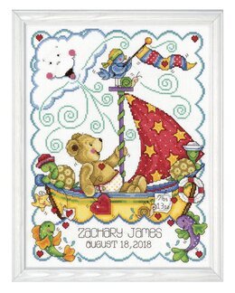 Broderikit Billede Sejlbåd - Design Works Crafts