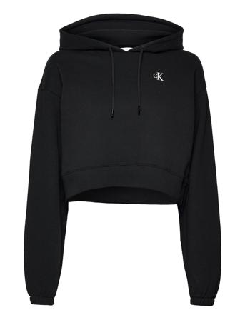 Two T Monogram Hoodie Hettegenser Genser Svart Calvin Klein Jeans