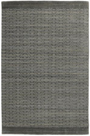 Mosaic Border Rug - Olive Green Modern Olive Green ( India)