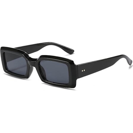 Paksut muhkeat suorakulmaiset aurinkolasit naisille miehille modernit pienet neliön muotoiset aurinkolasit muoti paksut kapeat kehykset