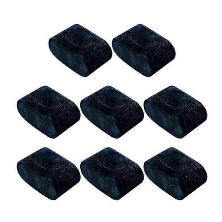 8 stk. Urpuder Armbåndsur Pude Urkasse Puder Smykke Display Puder Urkasse Puder Ur Display Pude 7*4,5 cm Sort