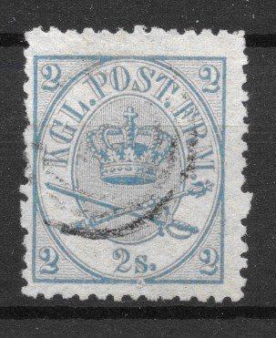 Danmark 1870 - AFA 11A - Stemplet