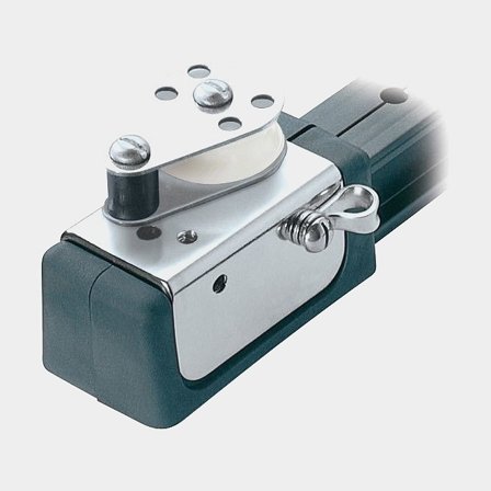 Ronstan Ändkontroll med block 32 mm skena