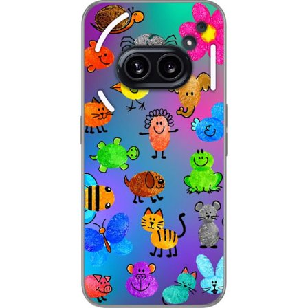 Yhteensopiva Puhelinkuori Nothing Phone (2a) Little Scribble Friends